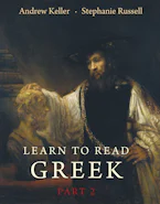 Cover of 'Learn to Read Greek' by Andrew Keller and Stephanie Russell 