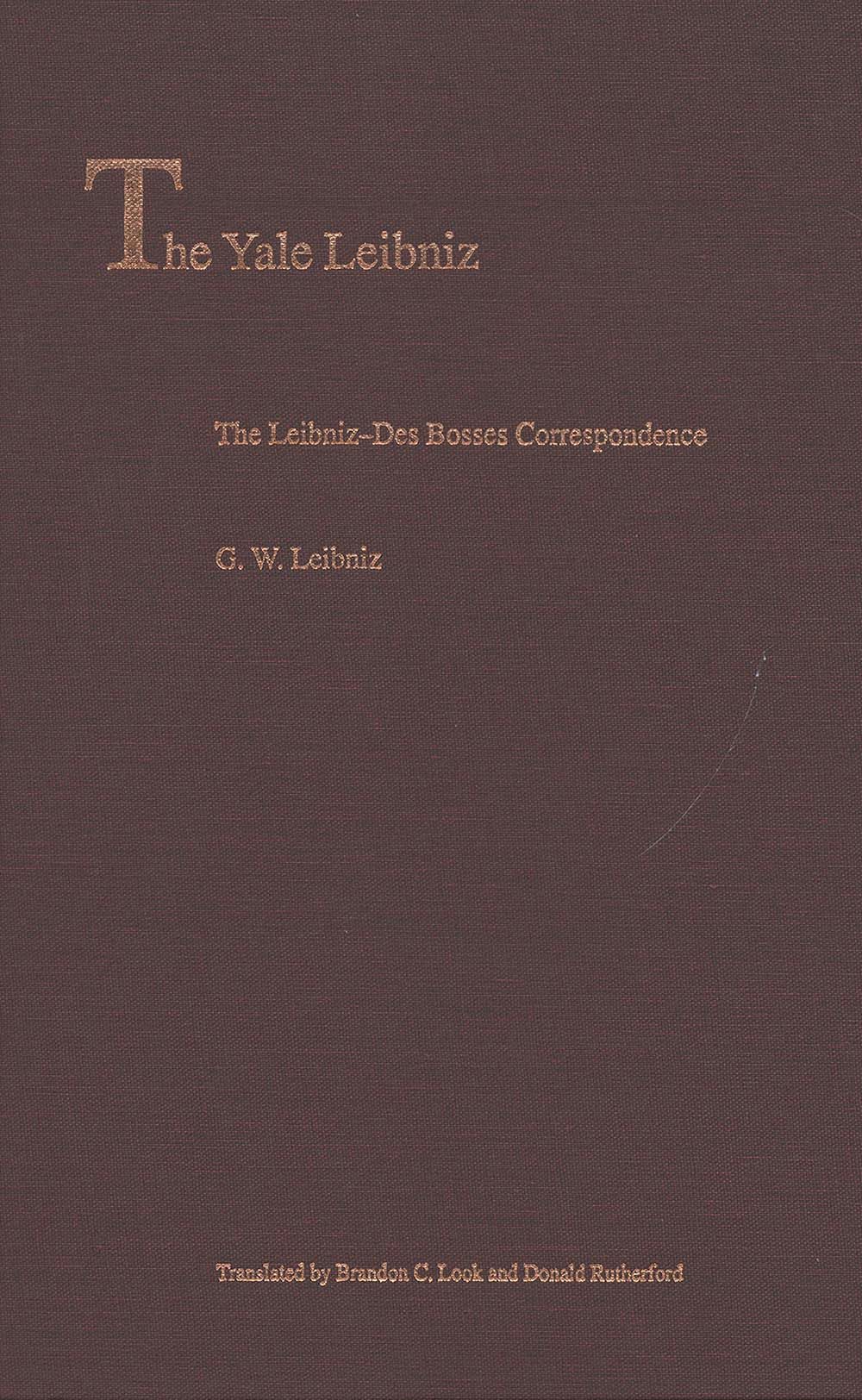 The Leibniz-Des Bosses Correspondence