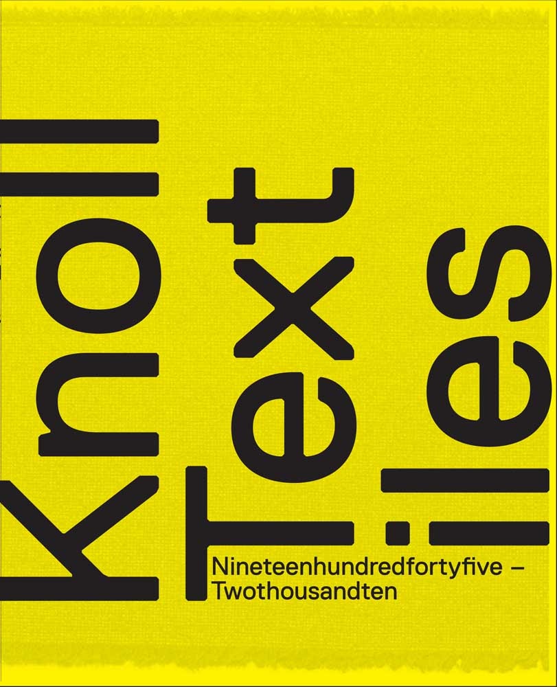 希少本 Knoll Textiles 1945-2010 インテリア 書籍 Knoll Textiles, 1945-2010